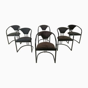 Italian Postmodern Dining Chairs, 1980s, Set of 6-IRH-1806291