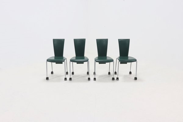 Italian Postmodern Dining Chairs from Arper, 1990s, Set of 4-VV-1823075