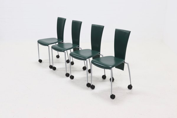 Italian Postmodern Dining Chairs from Arper, 1990s, Set of 4-VV-1823075