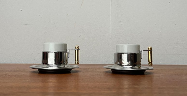 Italian Postmodern Kontessa Series Espresso Cups from Vev Vigano, 1980s, Set of 2-UAH-1776033