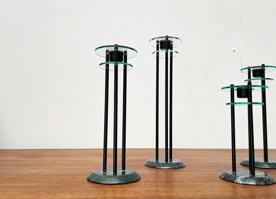 Italian Postmodern Milano Series Candleholders, 1980s, Set of 4-UAH-1796726