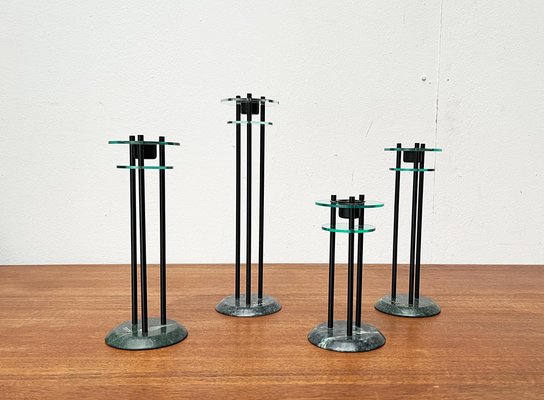 Italian Postmodern Milano Series Candleholders, 1980s, Set of 4-UAH-1796726