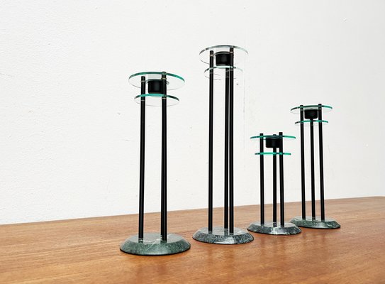 Italian Postmodern Milano Series Candleholders, 1980s, Set of 4-UAH-1796726