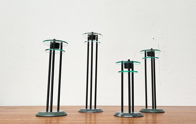 Italian Postmodern Milano Series Candleholders, 1980s, Set of 4-UAH-1796726