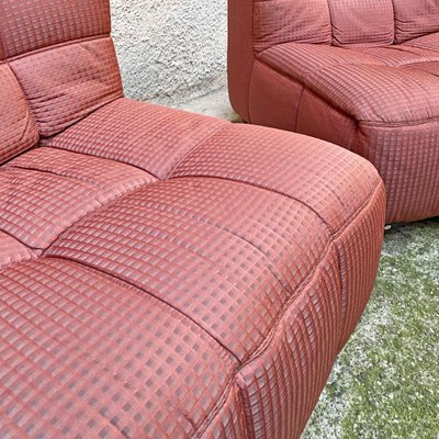 Italian Postmodern Modular Sofa in the Style of Gaetano Pesce, 1980s, Set of 4-GDD-1153814