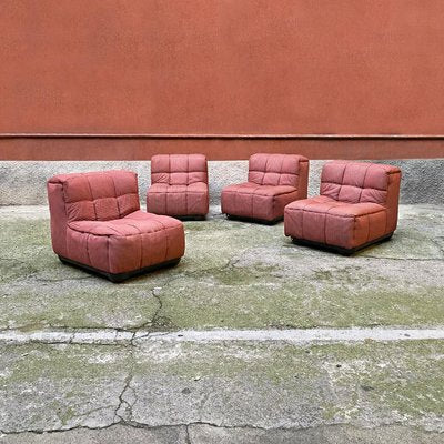 Italian Postmodern Modular Sofa in the Style of Gaetano Pesce, 1980s, Set of 4-GDD-1153814