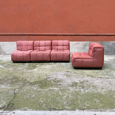 Italian Postmodern Modular Sofa in the Style of Gaetano Pesce, 1980s, Set of 4-GDD-1153814