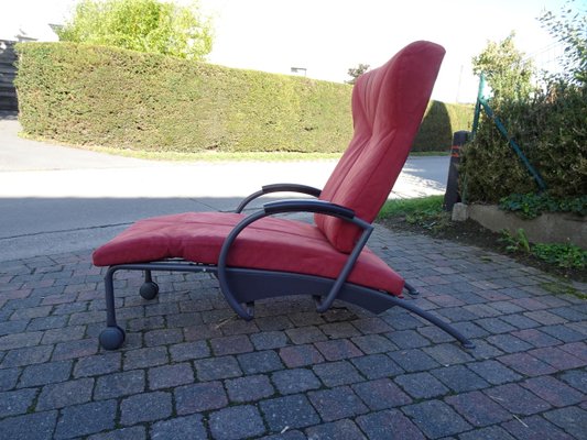 Italian Postmodern Pink Lounge Chair by Bonald for Goraco, 1980s-AWL-1440928