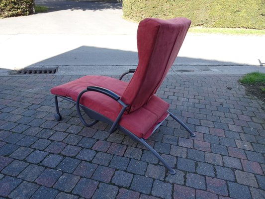 Italian Postmodern Pink Lounge Chair by Bonald for Goraco, 1980s-AWL-1440928