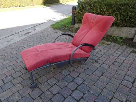 Italian Postmodern Pink Lounge Chair by Bonald for Goraco, 1980s-AWL-1440928