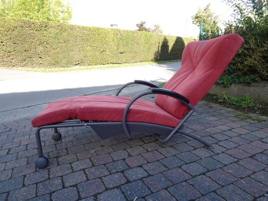 Italian Postmodern Pink Lounge Chair by Bonald for Goraco, 1980s-AWL-1440928