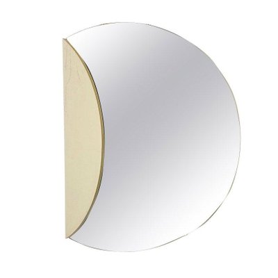 Italian Postmodern Round Wall Mirror with Hinged Side Doors, 1980s-GDD-1314388