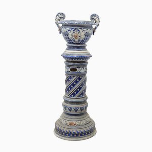 Italian Pot and Column Stand, 1890s-UJE-743327