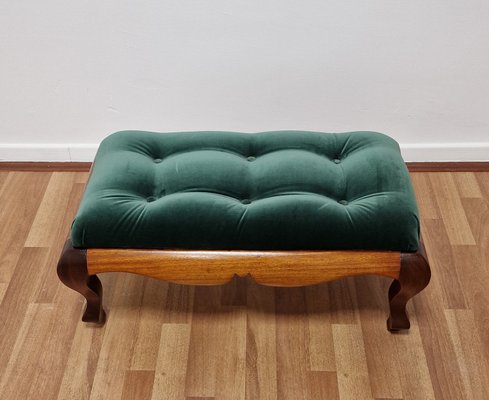 Italian Pouf in Teak Wood, 1970s-RKF-2035976