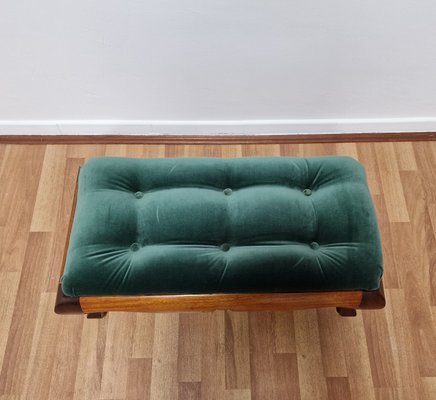 Italian Pouf in Teak Wood, 1970s-RKF-2035976