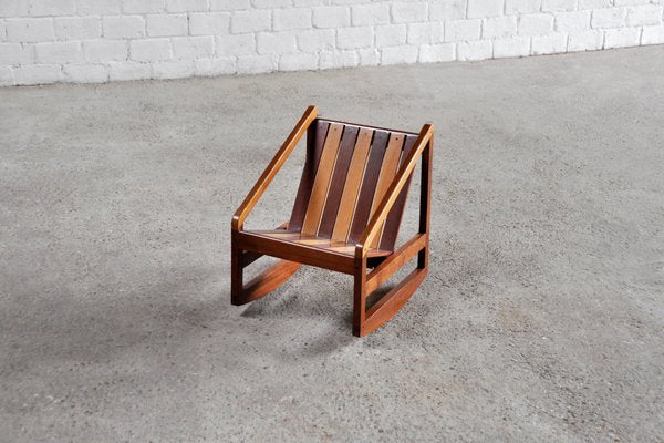 Italian Prototype Rocking Chair by Pierluigi Ghianda, 1960s-WUY-1107425