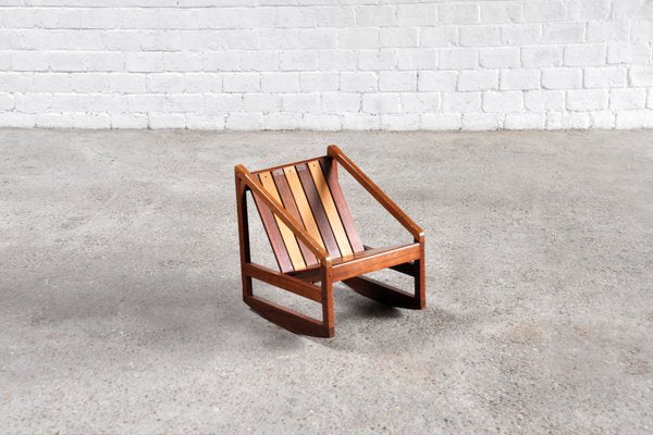 Italian Prototype Rocking Chair by Pierluigi Ghianda, 1960s-WUY-1107425