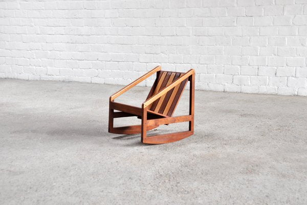 Italian Prototype Rocking Chair by Pierluigi Ghianda, 1960s-WUY-1107425