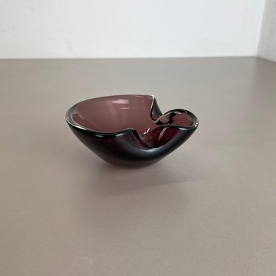 Italian Purple Bowl in Murano Glass, 1970s-QZ-1251050