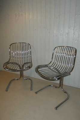 Italian Radiofreccia Chairs by Gastone Rinaldi for Rima, 1970s, Set of 2-ERB-1444887