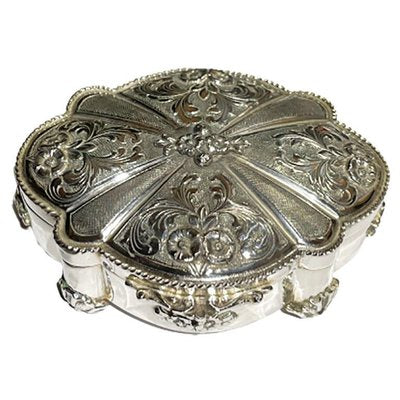 Italian Raised Silver Box, 1970s-UCH-1224847