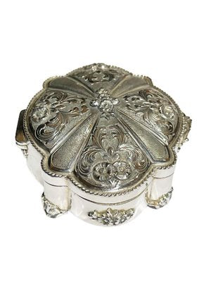 Italian Raised Silver Box, 1970s-UCH-1224847