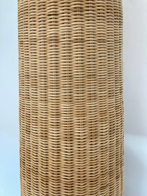 Italian Rattan Floor Lamp by Gasparucci Italo, 1980s-FUE-1001851