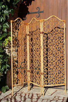 Italian Rattan Screen, 1960s-KMQ-1742550