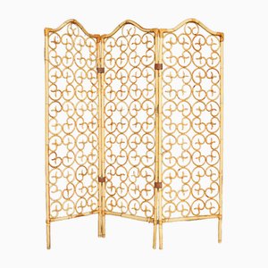 Italian Rattan Screen, 1960s-KMQ-1742550