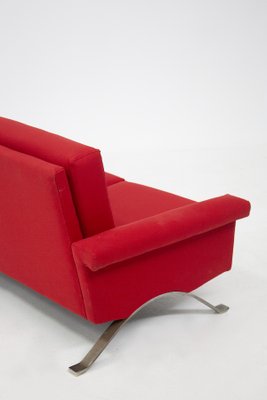 Italian Red Model 875 Sofa by Ico Parisi for Cassina-RCE-1060774