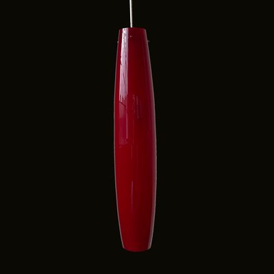 Italian Red Pendants in Murano Glass by Alessandro Pianon for Vistosi, 1960s-HWV-1320533