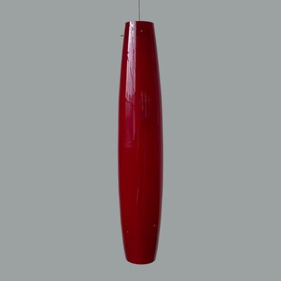 Italian Red Pendants in Murano Glass by Alessandro Pianon for Vistosi, 1960s-HWV-1320533