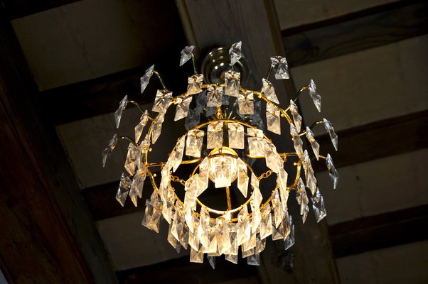 Italian Regency Crystal Chandelier, 1970-EJE-1028466