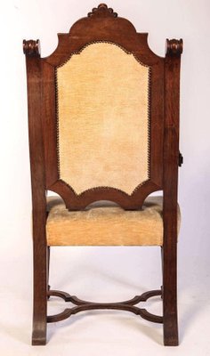 Italian Renaissance Revival Chairs and Armchairs, Set of 8-MBH-1032598