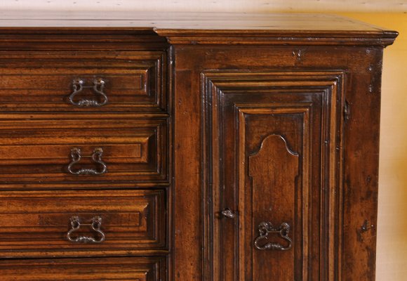 Italian Renaissance Walnut Sacristy Buffet-HPU-1401089