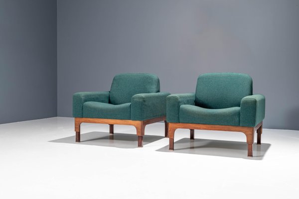 Italian Romantica Living Room Set in Walnut by Piero Ranzani for Elam, 1950s, Set of 3-ITV-1299199