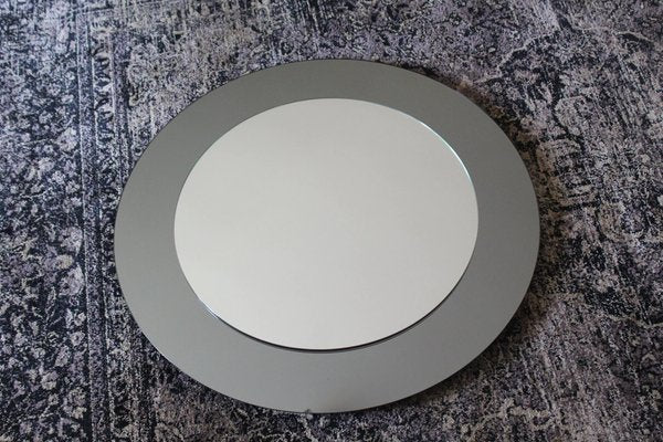 Italian Round Oblò Mirrors, Italy, 1970s, Set of 2-OAQ-1169420