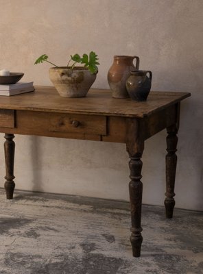 Italian Rustic Country Table, 1800s-PPI-1798260