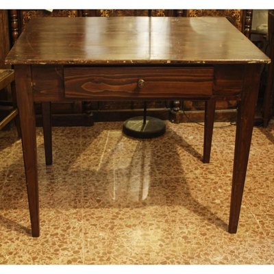 Italian Rustic Table in Fir Wood, 1880s-RAQ-697598