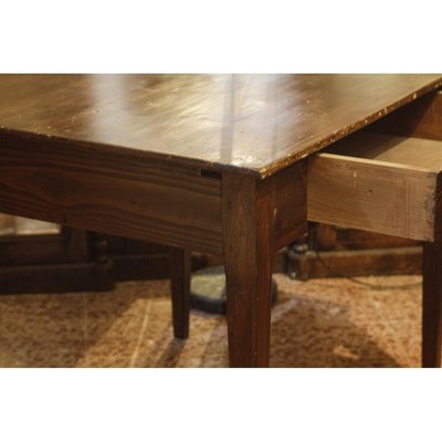 Italian Rustic Table in Fir Wood, 1880s-RAQ-697598