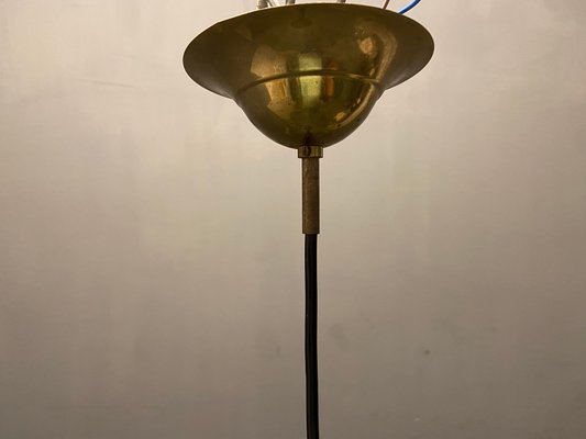 Italian Satinated Glass Light Pendant, 1970s-JJC-1058049