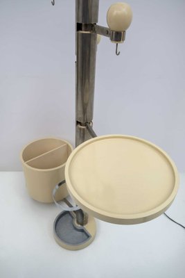 Italian Sculptural Sculptural Floor Lamp with Steel Hanger and Umbrella Stand, 1960s-FER-1448923