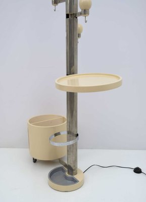 Italian Sculptural Sculptural Floor Lamp with Steel Hanger and Umbrella Stand, 1960s-FER-1448923