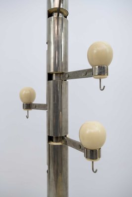 Italian Sculptural Sculptural Floor Lamp with Steel Hanger and Umbrella Stand, 1960s-FER-1448923