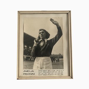 Italian September Sports Photos with Frame, 1940s, Set of 10-MOH-935712