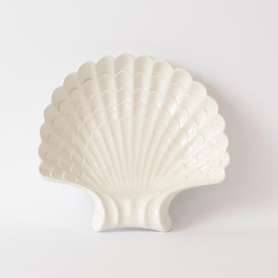 Italian Shell-Shaped Bowl from Bassano, 1950s-IXK-1348951