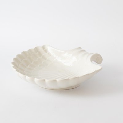 Italian Shell-Shaped Bowl from Bassano, 1950s-IXK-1348951