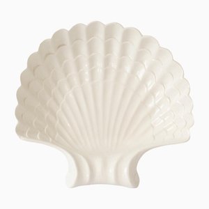 Italian Shell-Shaped Bowl from Bassano, 1950s-IXK-1348951