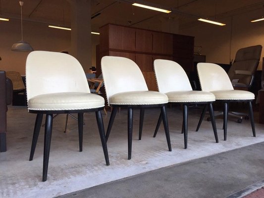 Italian Side Chairs, 1950s, Set of 4-WSA-831446