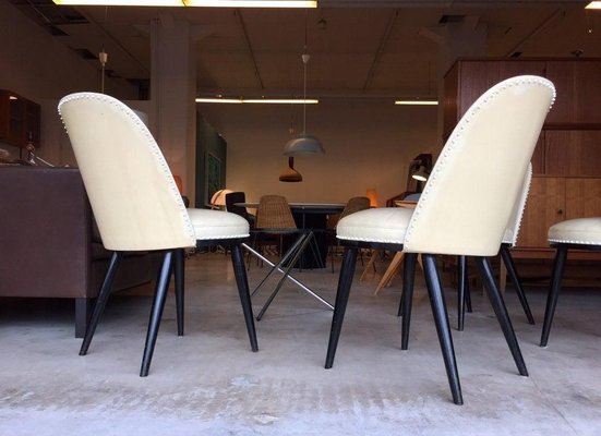 Italian Side Chairs, 1950s, Set of 4-WSA-831446